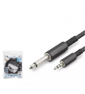 Hadron Hdx1077 6.5Mm To 3.5Mm Kablo Enstrüman Gitar 3M Siyah