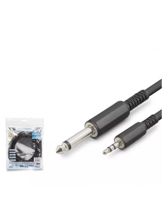 Hadron Hdx1077 6.5Mm To 3.5Mm Kablo Enstrüman Gitar 3M Siyah