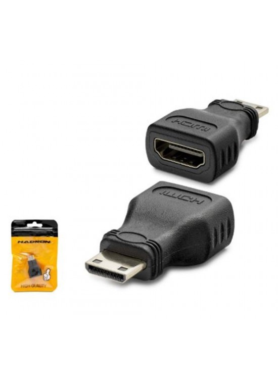 HADRON HDX1268 Mini HDMI to HDMI Adaptör 1080p Siyah