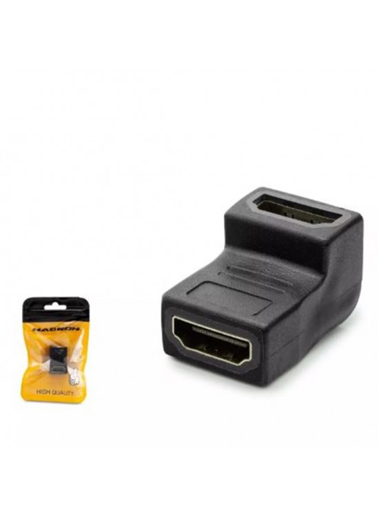 Hadron Hdx1269 Hdmi F To Hdmi F Çevirici L Tip Siyah