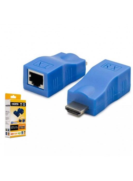 HADRON HDX1274 30M HDMI EXTENDER Receive X (Giriş)  MAVİ