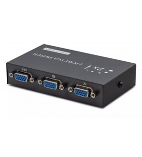 Hadron Hdx1280 2 Port Vga Switch 54Mhz 2Giriş 1Çıkış Butonlu Geçiş