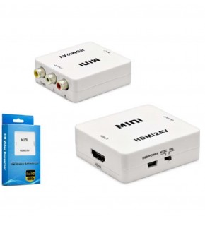 HADRON HDX1281 HD VIDEO CONVERTOR HDMI (IN) TO AV (OUT) BEYAZ
