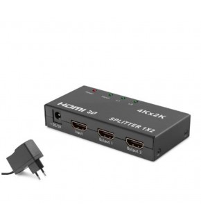 HADRON HDX1295 HDMI Splitter 4K 3D 1 In 2 Out - Siyah
