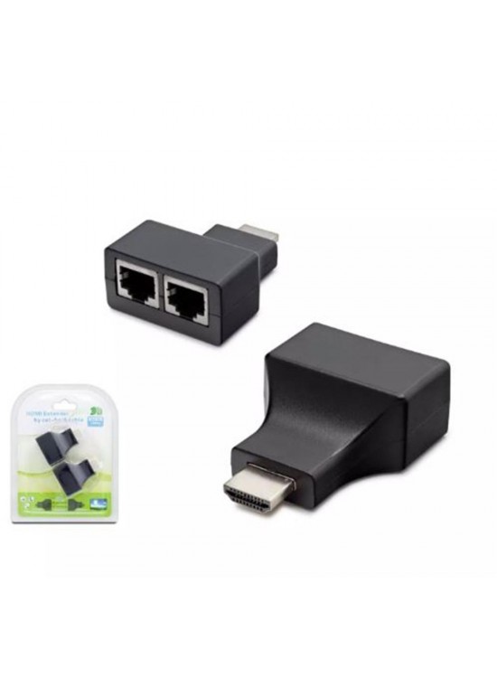 HADRON HDX1298 30M HDMI EXTENDER BY CAT5-6 SİYAH HADRON HDX1298 30M HDMI EXTENDER BY CAT5-6 SİYAH
