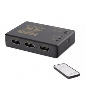 Hadron Hdx1308 3 port Hdmi Switch 3Giriş 1Çıkış 4K Kumandalı