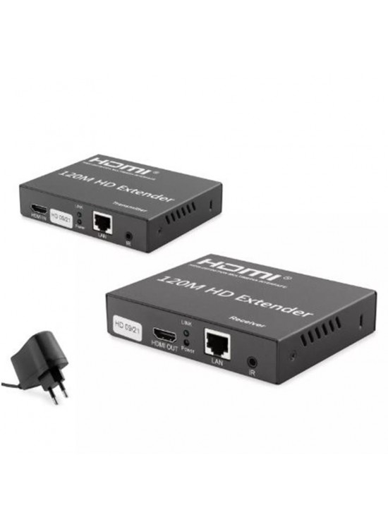 Hadron Hdx1348 120M Hdmi Extender 3840 x 2160 @30Hz 4K  Siyah