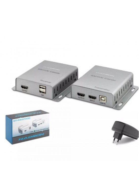 Hadron Hdx1355 Hdmi Kvm Extender 1080P 60M Silver Hadron Hdx1355 Hdmi Kvm Extender 1080P 60M Silver