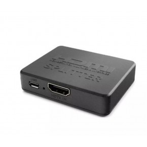 Hadron Hdx1371 2Port Splitter 4K-20 With Usb Power Cable