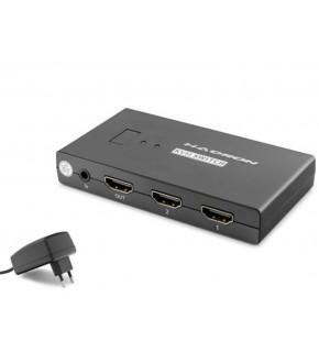 Hadron Hdx1373 2 Port + 4-  Hdmi Kvm Switch Usb Hdmi Kablolu Siyah