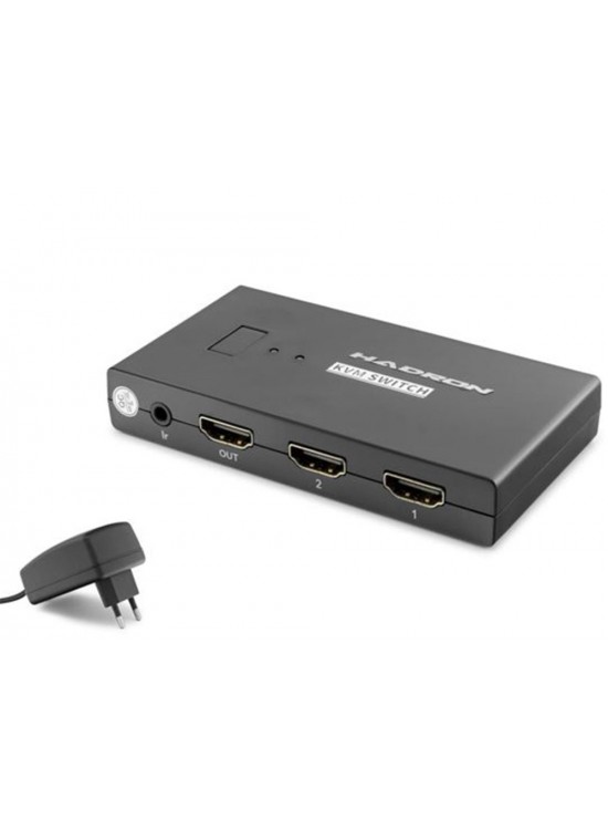 Hadron Hdx1373 2 Port + 4- Hdmi Kvm Switch Usb Hdmi Kablolu Siyah Hadron Hdx1373 2 Port + 4- Hdmi Kvm Switch Usb Hdmi Kablolu Siyah