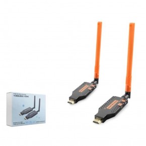 HADRON HDX1382 Kablosuz HDMI Görüntü Aktarım Seti 1080p 150 m Siyah