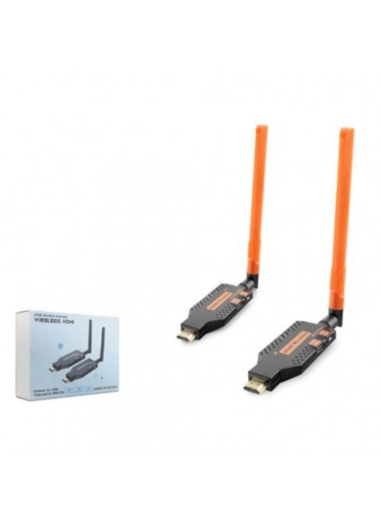 HADRON HDX1382 Kablosuz HDMI Görüntü Aktarım Seti 1080p 150 m Siyah