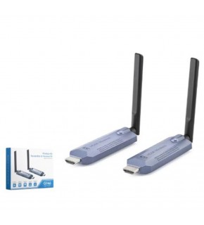 HADRON HDX1445 Kablosuz HDMI Görüntü Aktarım Seti 1080p 60 Hz 150 m Gri