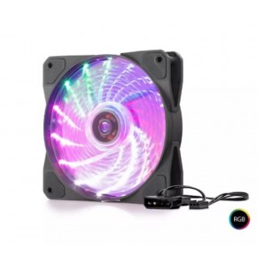 Hadron Hdx1519 12cm Kasa Fanı Performans 4Pin Rgb Siyah