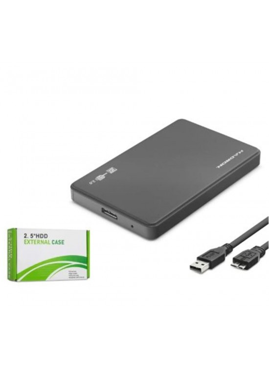 HADRON HDX1752S 2.5 İnç SATA HDD-SSD Harici Disk Kutusu USB 3.0 Micro-B - Siyah HADRON HDX1752S 2.5 İnç SATA HDD-SSD Harici Disk Kutusu USB 3.0 Micro-B - Siyah