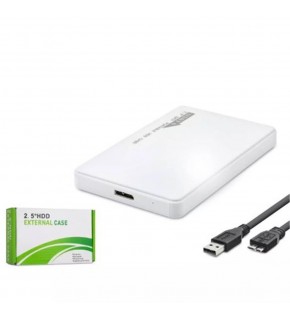 HADRON HDX1752S 2.5 SATA HDD-SSD Harici Disk Kutusu USB 3.0 Micro-B - Siyah