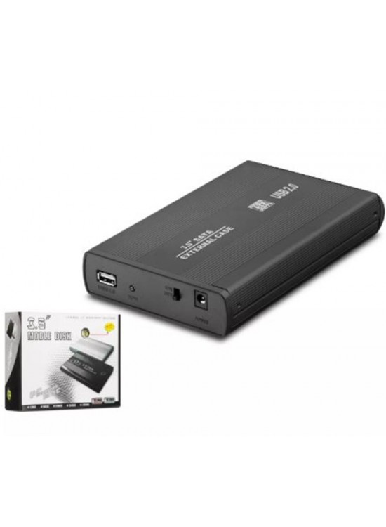 HADRON HDX1753 HDD KUTUSU USB2.0 METAL SATA 3.5" SİYAH