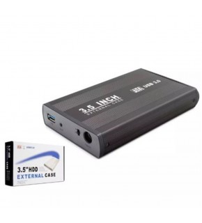 HADRON HDX1756 3.5" HDD KUTU USB3.0 METAL SATA SİYAH