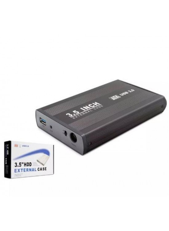 HADRON HDX1756 3.5" HDD KUTU USB3.0 METAL SATA SİYAH