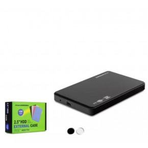 HADRON HDX1757 HDD KUTU USB2.0 PLASTİK SATA 2.5" SİYAH - BEYAZ