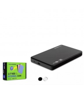 HADRON HDX1757 HDD KUTU USB2.0 PLASTİK SATA 2.5" SİYAH - BEYAZ