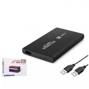 HADRON HDX1758 2.5" HDD KUTUSU USB2.0 METAL SATA SİYAH