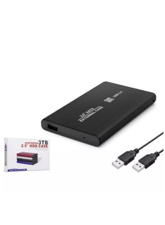 HADRON HDX1758 2.5" HDD KUTUSU USB2.0 METAL SATA SİYAH HADRON HDX1758 2.5" HDD KUTUSU USB2.0 METAL SATA SİYAH