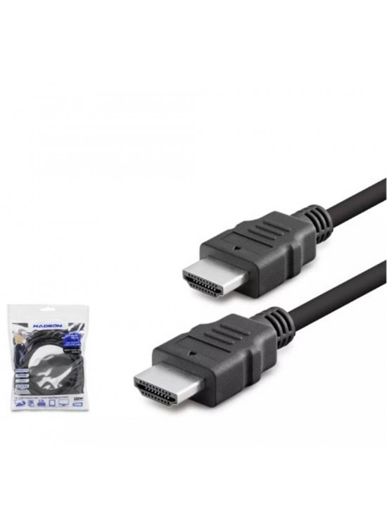 HADRON HDX2005 3M HDMI (M) TO HDMI (M) KABLO PVC SİYAH HADRON HDX2005 3M HDMI (M) TO HDMI (M) KABLO PVC SİYAH