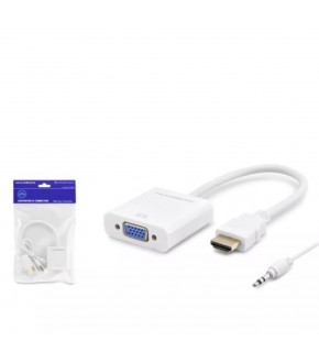 Hadron Hdx2019 Hdmi To Vga F Çevirici 1080P + Audio Beyaz
