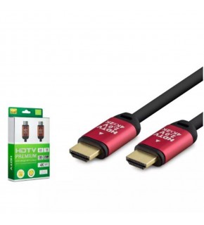 HADRON HDX2038 HDMI KABLO PVC 4K OD8.0 3M SİYAH