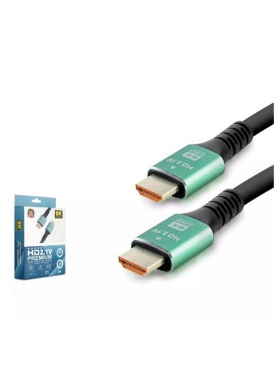 HADRON HDX2045 HDMI KABLO PVC 8K 60HZ 2.1V OPTIC OD8.0 3M SİYAH