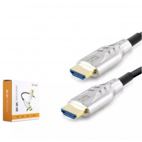 HADRON HDX2048 HDMI KABLO PVC 8K 60HZ 2.1V OPTIC OD8.0 15M SİYAH