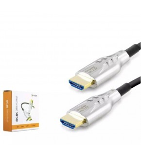 HADRON HDX2049 HDMI KABLO PVC 8K 60HZ 2.1V OPTIC OD8.0 20M SİYAH