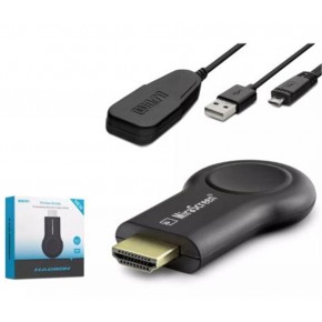 HADRON HDX2351 HDMI Kablosuz Görüntü Aktarım Cihazı Display Android - iOS - Windows - macOS - Siyah