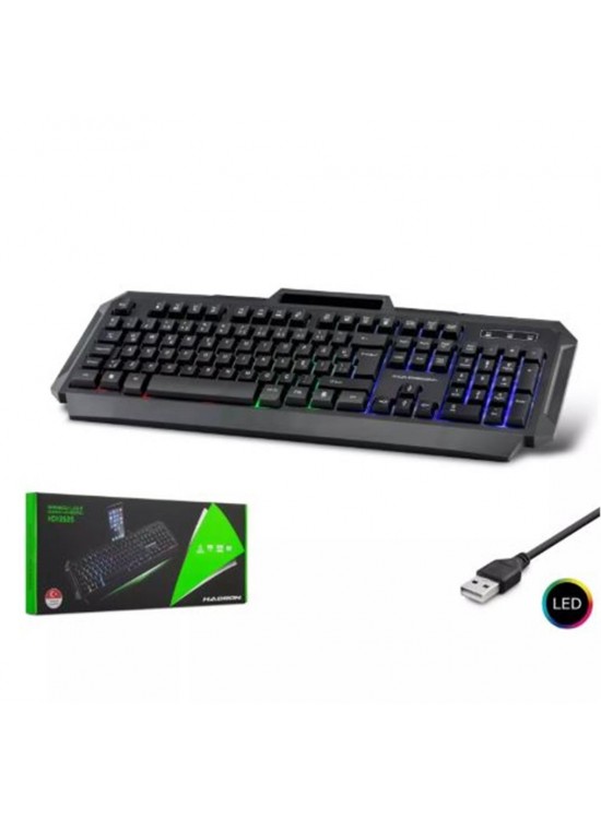Hadron Hdx2605 Kablolu Oyuncu Klavye Led Q Siyah