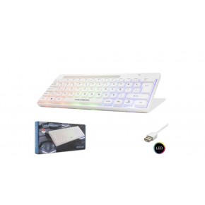 Hadron Hdx2608 Kablolu Oyuncu Mini Klavye Led Q Beyaz