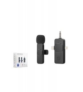 Hadron HDX2781 Kablosuz Yaka Mikrofon 3in1 (Tak ve Konuş 20 Metre Erişilebilir Resepsiyon)