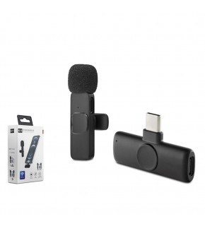 Hadron HDX2785 Type-C Kablosuz Yaka Mikrofonu (Tak ve Konuş 20 Metre Erişilebilir Resepsiyon)