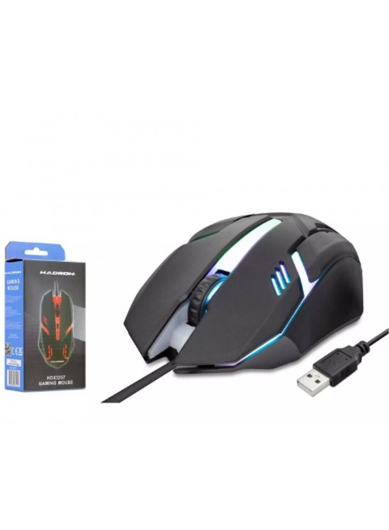 Hadron Hdx3257 Kablolu Oyuncu Mouse Rgb 800-1600 Dpi 140Cm Siyah