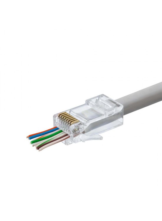 Hadron Hdx5030 100lü Cat6 Konnektör Ez Rj45 Paket Şeffaf Yeni Nesil Delikli Hadron Hdx5030 100lü Cat6 Konnektör Ez Rj45 Paket Şeffaf Yeni Nesil Delikli