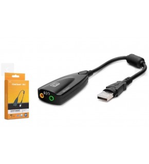 HADRON HDX5254 USB Harici Ses Kartı 7.1 Siyah