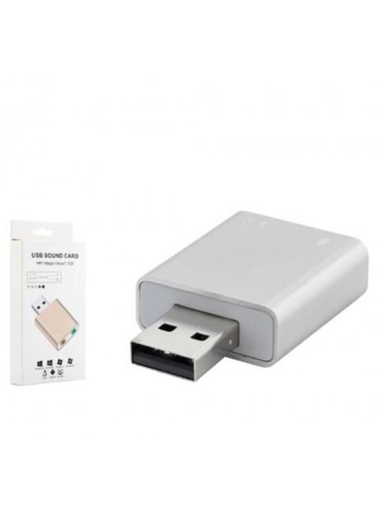 HADRON HDX5272 USB Harici Ses Kartı 7.1 Gümüş