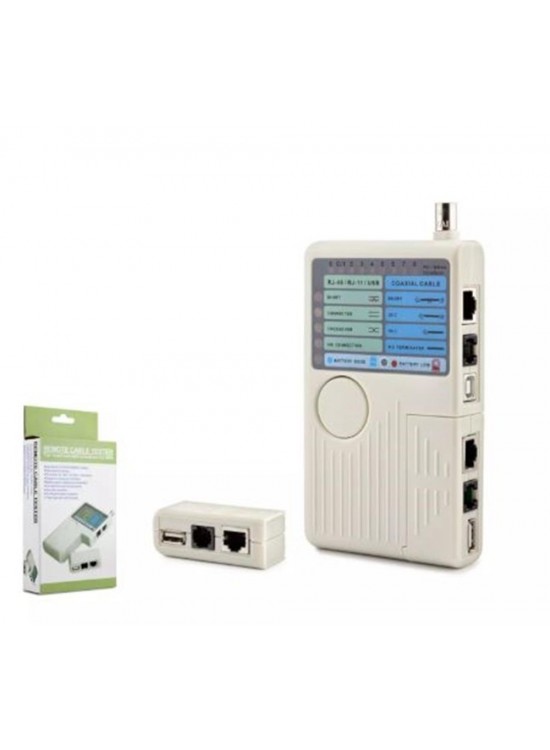 Hadron Hdx6505 Kablo Test Cihazı Rj11 + Rj45 + Bnc + Usb