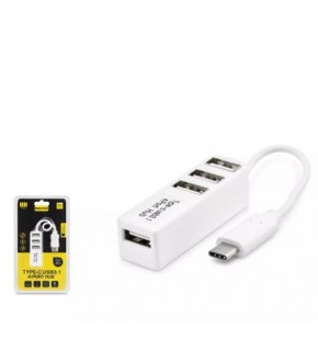 Hadron Hdx7015 Type-C Hub 4-Usb Beyaz (Telefon Uyumlu)