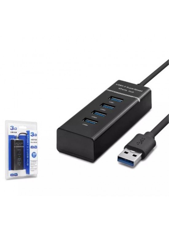 Hadron Hdx7017 Usb3.0 Hub 3-Usb + Usb3.0 30Cm Siyah