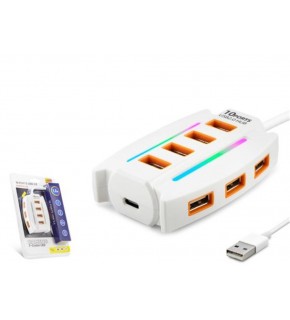 Hadron Hdx7036 Usb Hub 2.0 10-Usb 1.2M Siyah