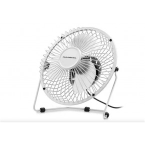 HADRON HDX7252 BEYAZ VANTİLATÖR USB METAL18CM