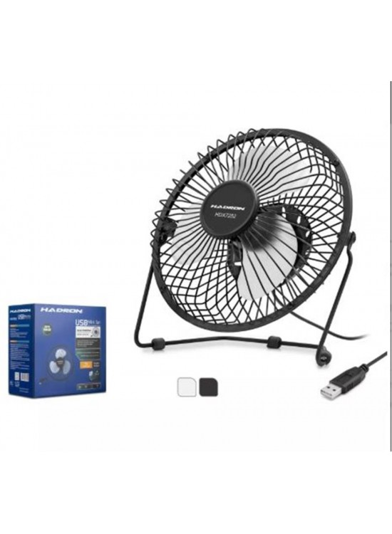 HADRON HDX7252 SİYAH VANTİLATÖR USB METAL18CM HADRON HDX7252 SİYAH VANTİLATÖR USB METAL18CM