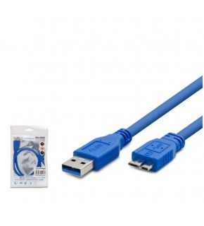 HADRON HDX7503 USB 3.0 Harddisk Kablosu 50 cm Mavi
